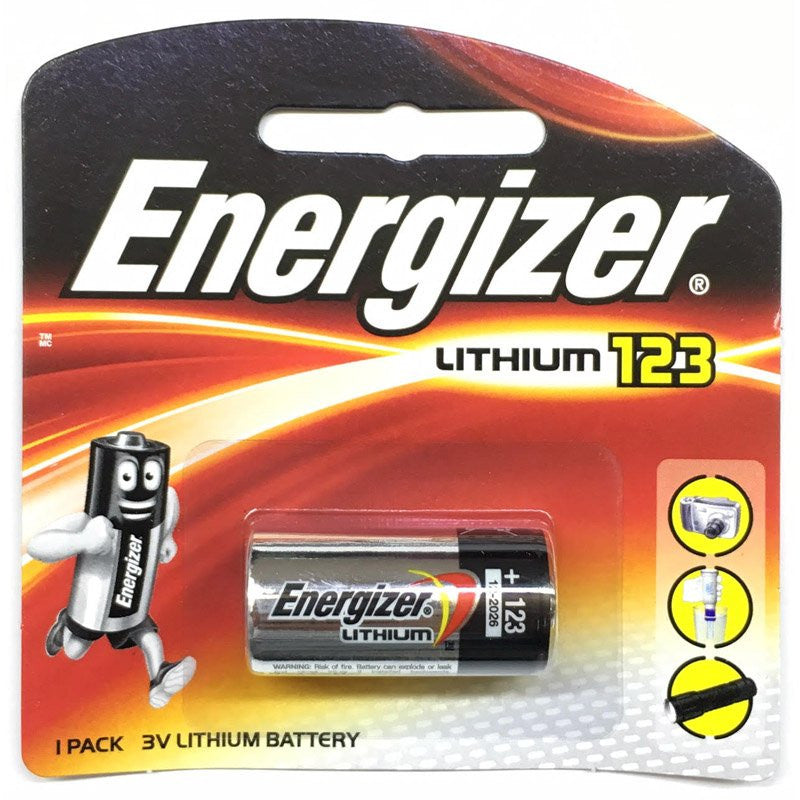 ENERGIZER LITHIUM CR123 BATTERIES (1 PIECE PACK)