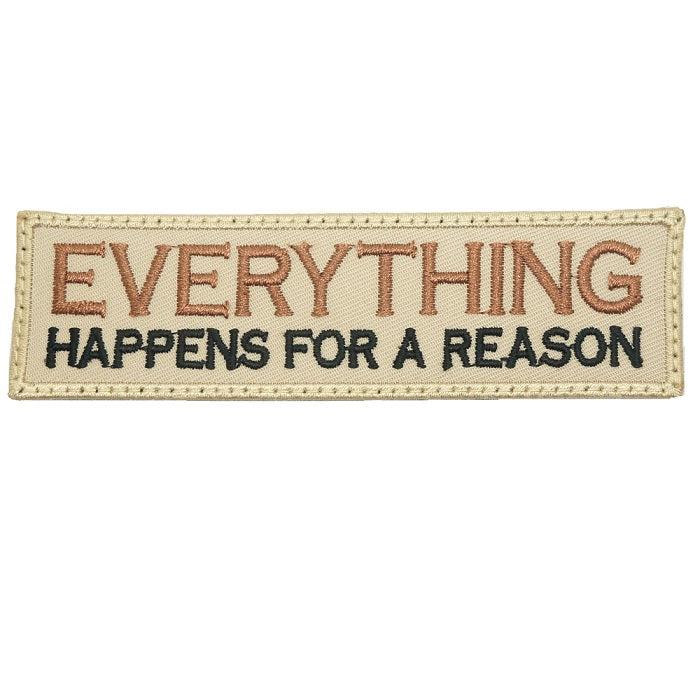 EVERYTHING HAPPENS FOR A REASON PATCH - KHAKI