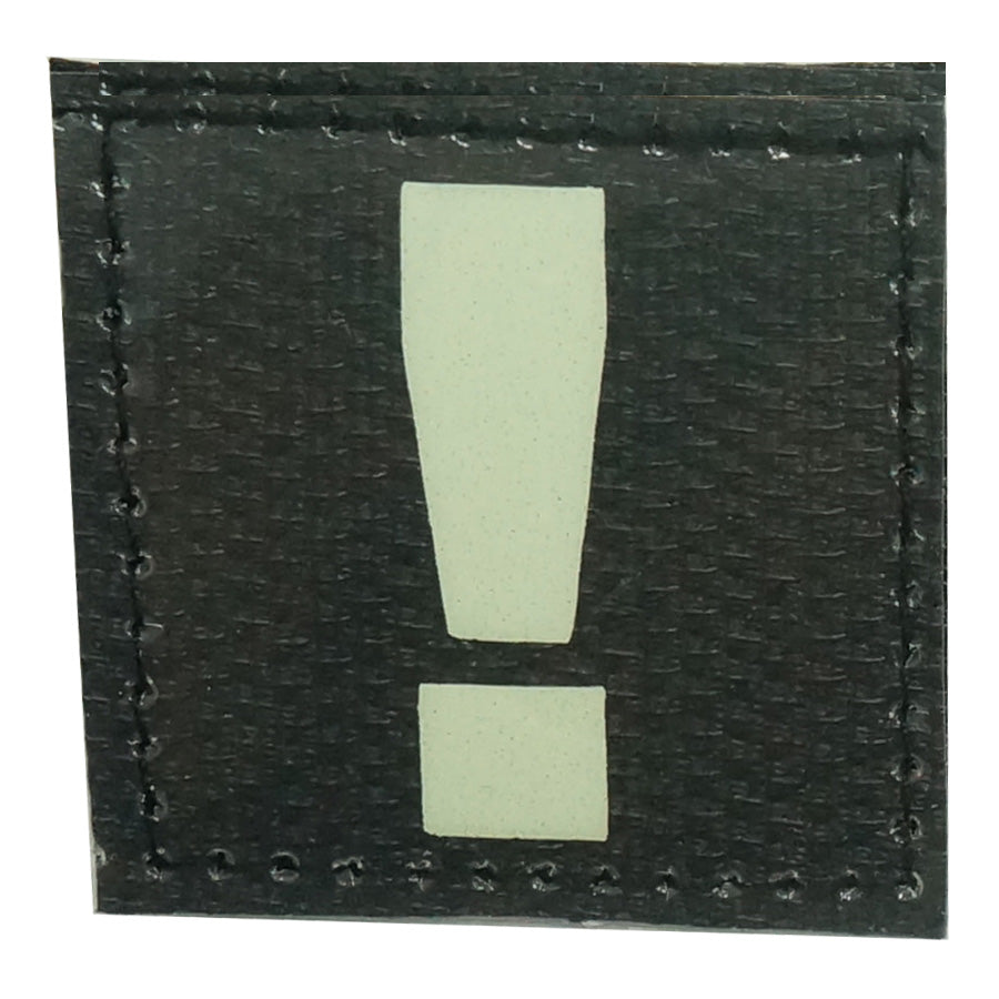 EXCLAMATION MARK GITD PATCH - GLOW IN THE DARK