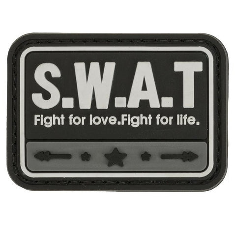 S.W.A.T FIGHT FOR LOVE. FIGHT FOR LIFE PVC PATCH