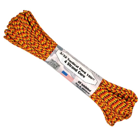 ATWOOD ROPE MFG TACTICAL 275 CORD (100FT) - FIREBALL