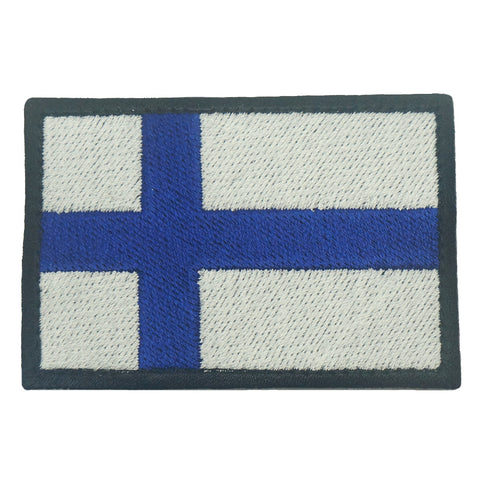 FINLAND FLAG EMBROIDERY PATCH