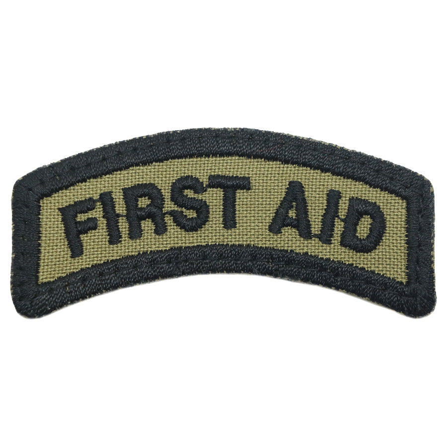 FIRST AID TAB - OLIVE GREEN