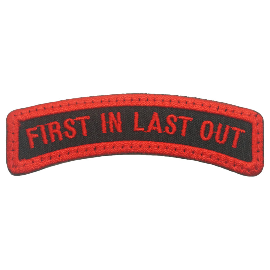 FIRST IN LAST OUT TAB - BLACK RED