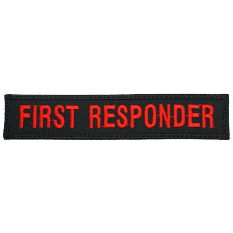 FIRST RESPONDER - BLACK RED