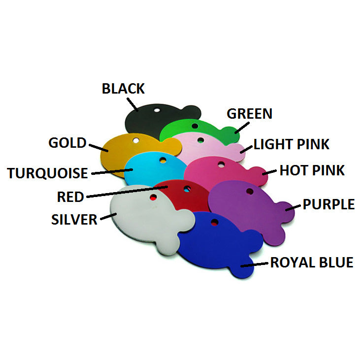 FISHY PET TAG (ALUMINIUM)