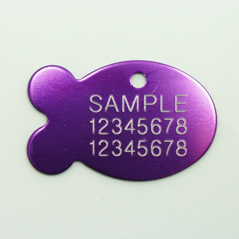FISHY PET TAG (ALUMINIUM)