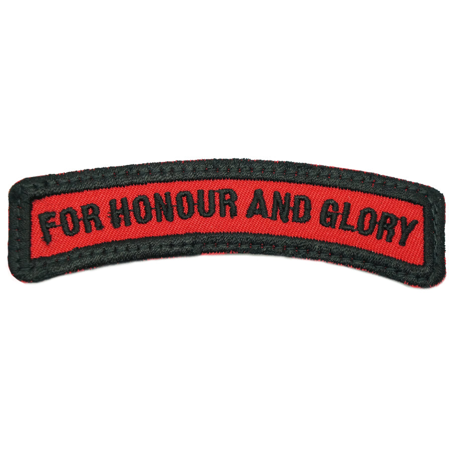 FOR HONOUR AND GLORY TAB - RED BLACK