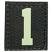 HGS NUMBER 1 PATCH - GLOW IN THE DARK