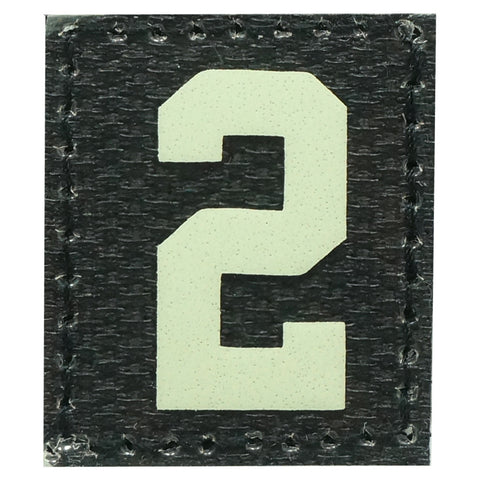 HGS NUMBER 2 PATCH - GLOW IN THE DARK