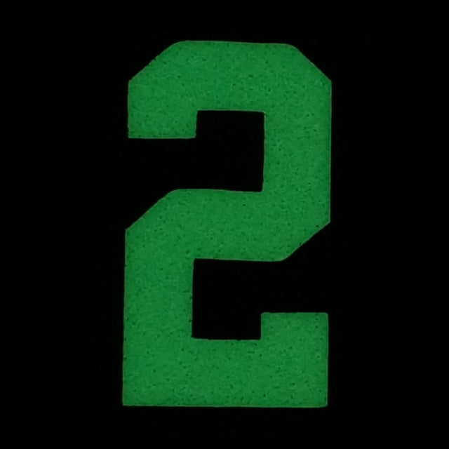 HGS NUMBER 2 PATCH - GLOW IN THE DARK