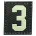 HGS NUMBER 3 PATCH - GLOW IN THE DARK