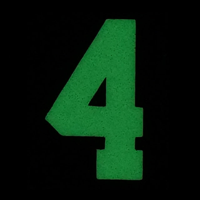 HGS NUMBER 4 PATCH - GLOW IN THE DARK