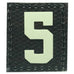 HGS NUMBER 5 PATCH - GLOW IN THE DARK