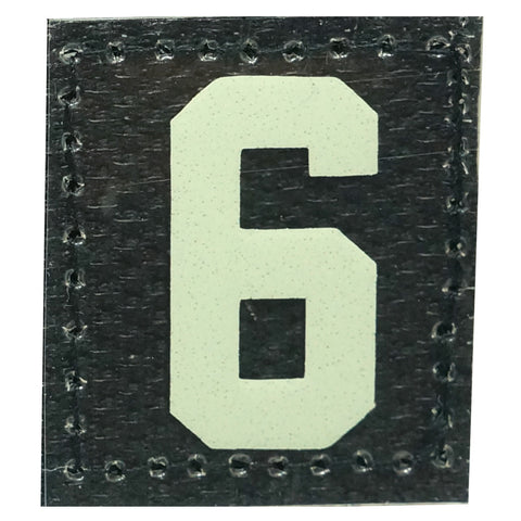 HGS NUMBER 6 PATCH - GLOW IN THE DARK