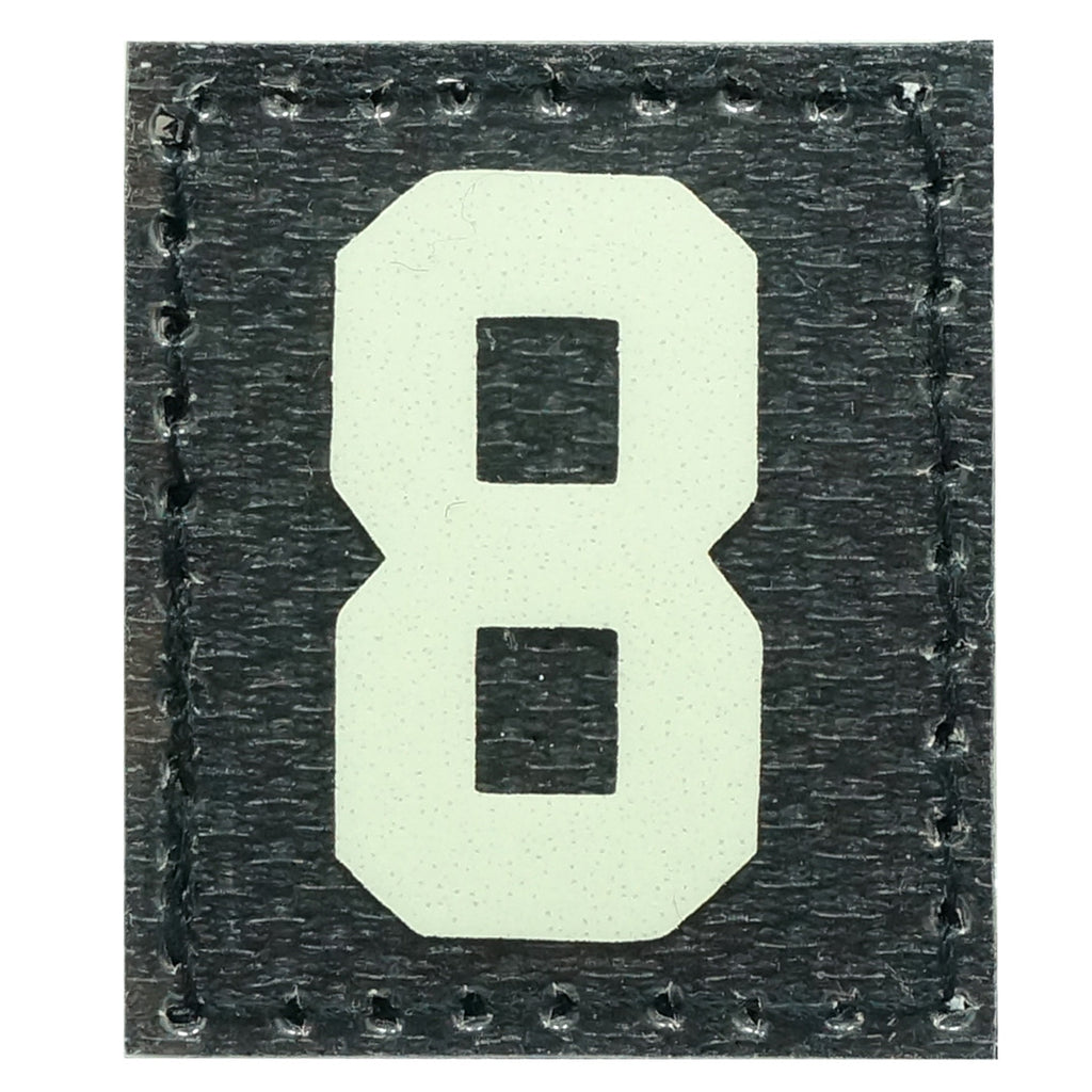 HGS NUMBER 8 PATCH - GLOW IN THE DARK