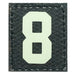 HGS NUMBER 8 PATCH - GLOW IN THE DARK