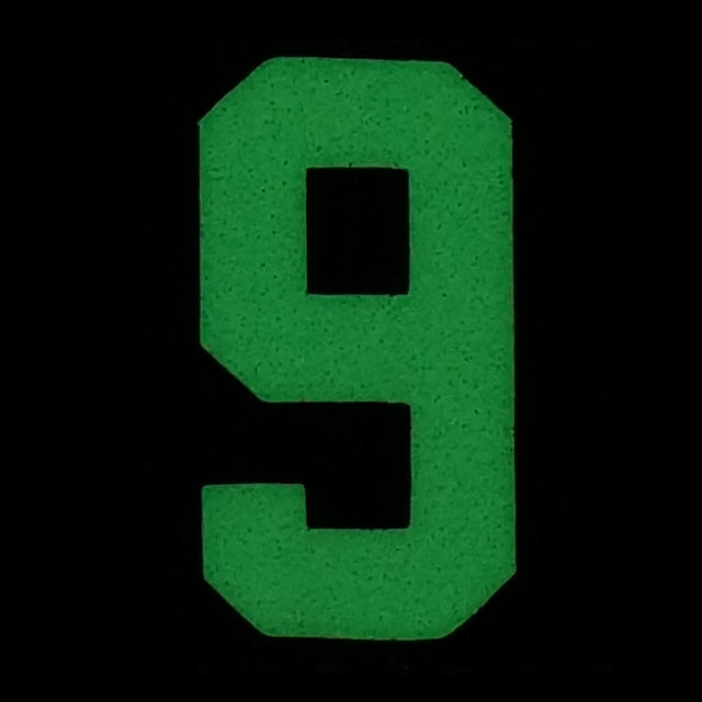 HGS NUMBER 9 PATCH - GLOW IN THE DARK