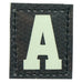 HGS LETTER A PATCH - GLOW IN THE DARK