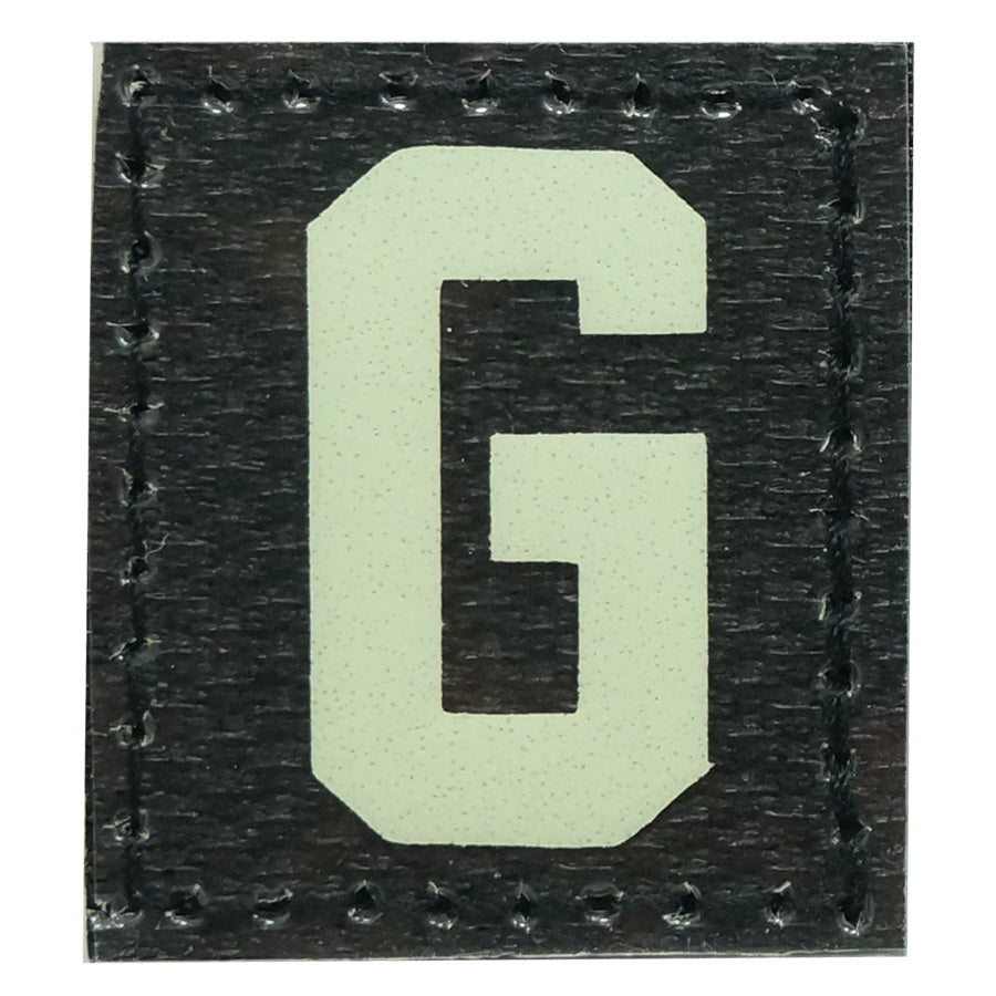 HGS LETTER G PATCH - GLOW IN THE DARK