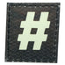 HGS NUMBER # PATCH - GLOW IN THE DARK