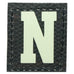 HGS LETTER N PATCH - GLOW IN THE DARK