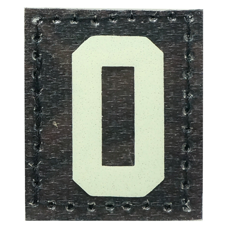 HGS LETTER O PATCH - GLOW IN THE DARK