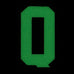 HGS LETTER Q PATCH - GLOW IN THE DARK
