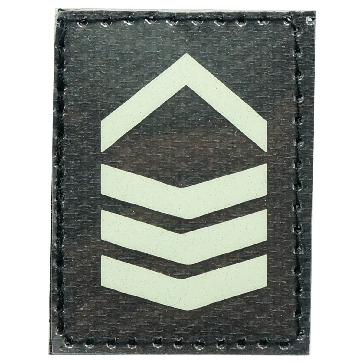 GLOW IN THE DARK RANK PATCH - 2ND SERGEANT