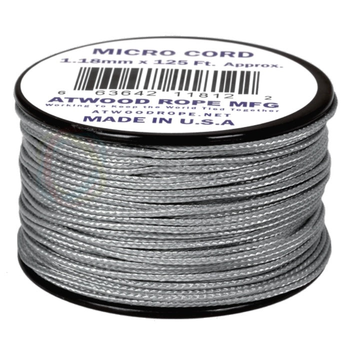 ATWOOD ROPE MFG MICRO CORD (125FT) - GREY