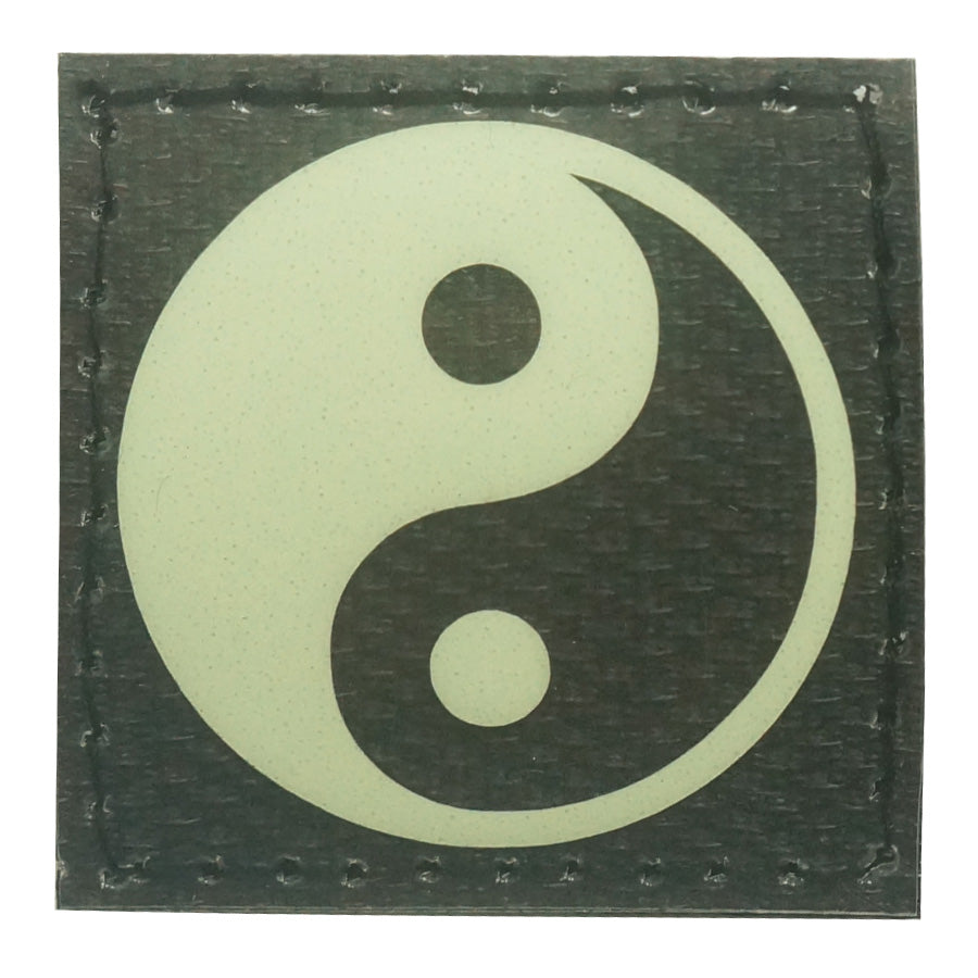 YIN YANG TAIJI GITD PATCH - GLOW IN THE DARK