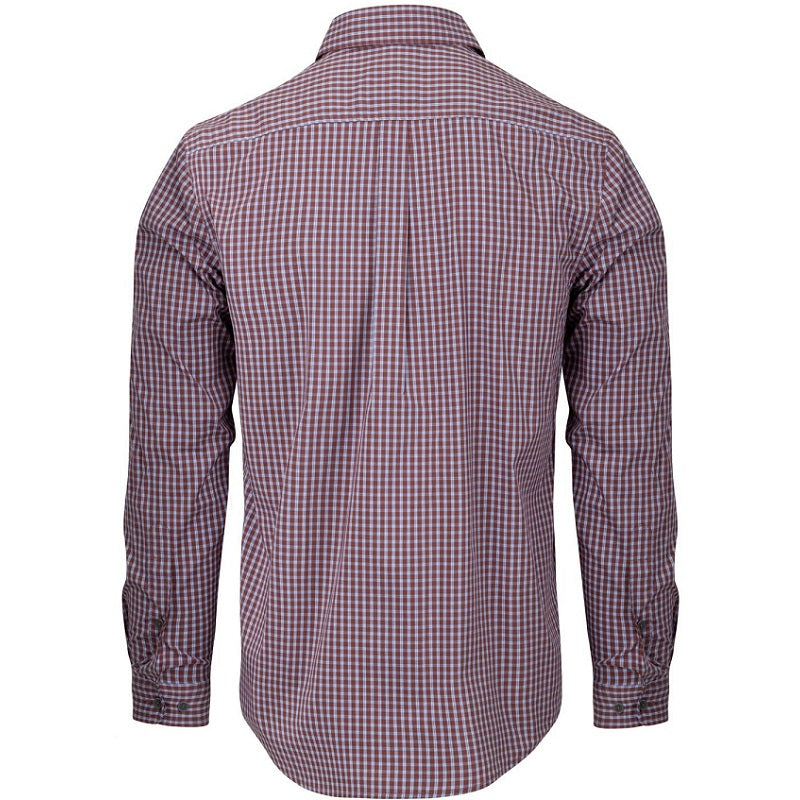 HELIKON-TEX COVERT CONCEALED CARRY SHIRT - SCARLET FLAME CHECKERED