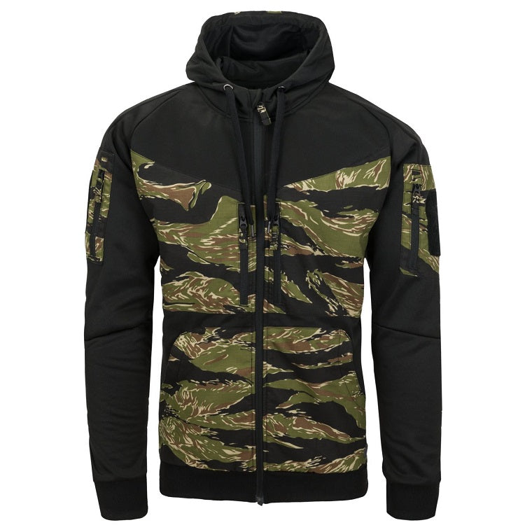 HELIKON-TEX ROGUE HOODIE (FULL ZIP) - BLACK / DESERT NIGHT CAMO