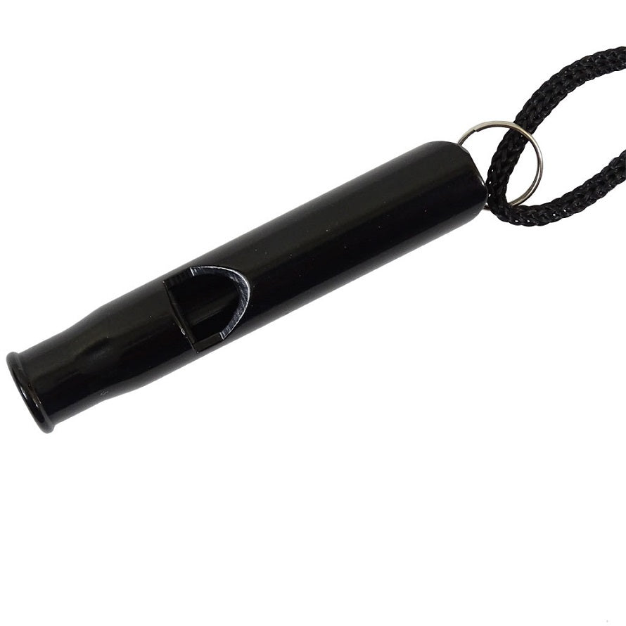 HELIKON-TEX SURVIVAL WHISTLE - ALUMINUM - BLACK