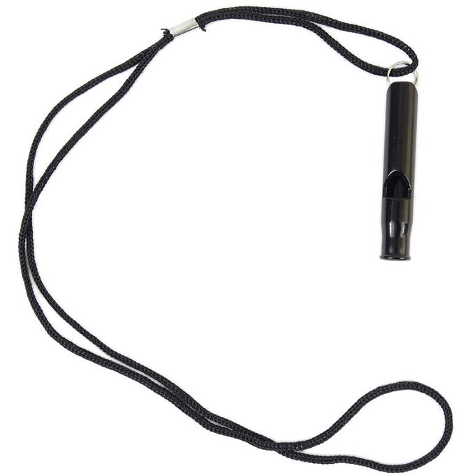 HELIKON-TEX SURVIVAL WHISTLE - ALUMINUM - BLACK