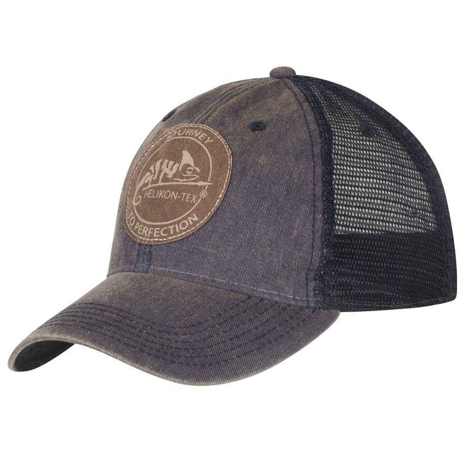 HELIKON-TEX TRUCKER CAP - DIRTY WASHED COTTON - DIRTY WASHED NAVY / NAVY A