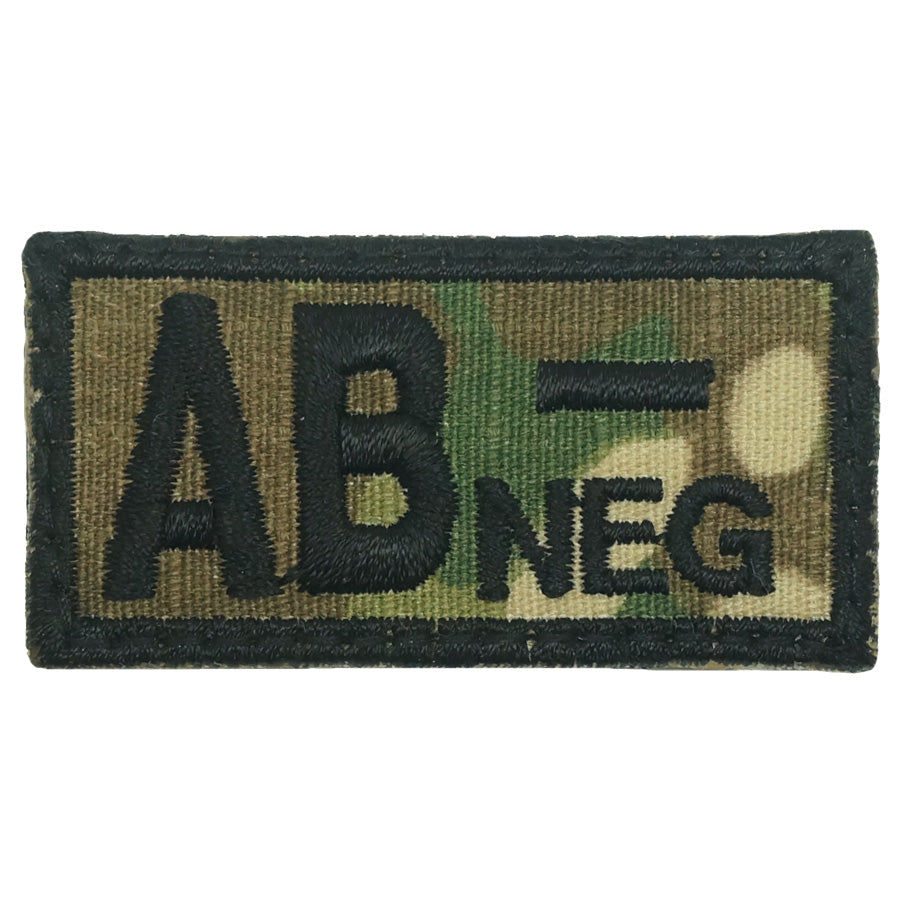 HGS BLOOD GROUP PATCH - AB NEGATIVE (MULTICAM)