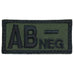 HGS BLOOD GROUP PATCH - AB NEGATIVE (OD GREEN)