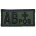 HGS BLOOD GROUP PATCH - AB POSITIVE (OD GREEN)