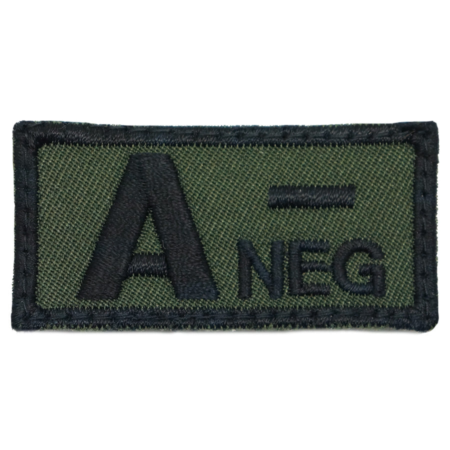 HGS BLOOD GROUP PATCH - A NEGATIVE (OD GREEN)