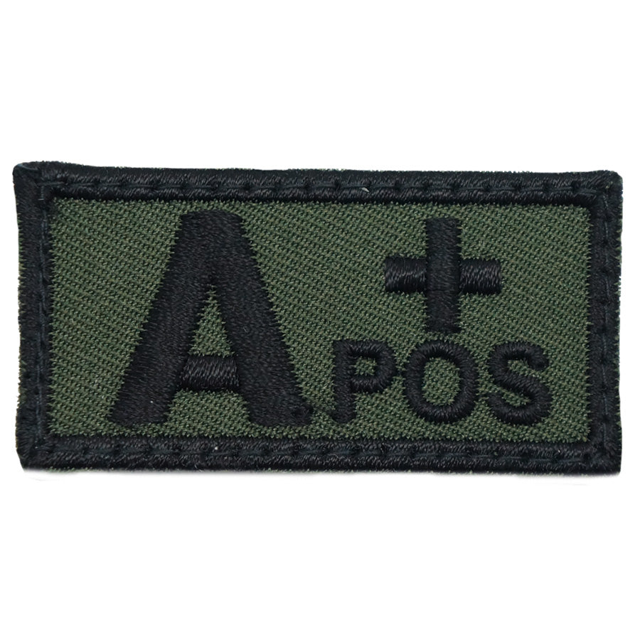 HGS BLOOD GROUP PATCH - A POSITIVE (OD GREEN)