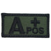 HGS BLOOD GROUP PATCH - A POSITIVE (OD GREEN)