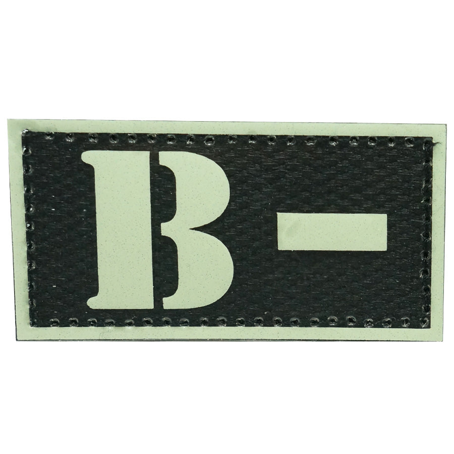 HGS GLOW IN THE DARK BLOOD TYPE PATCH (B-)