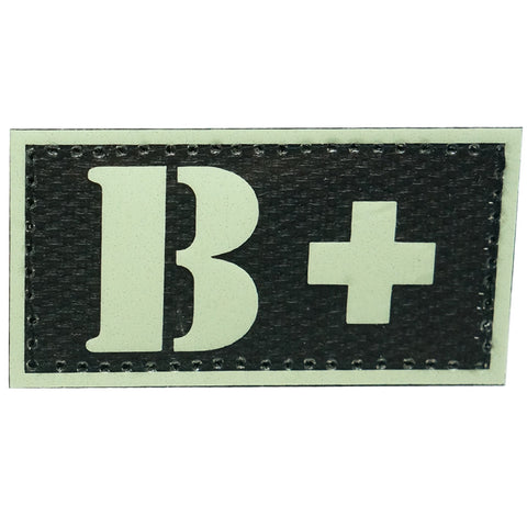 HGS GLOW IN THE DARK BLOOD TYPE PATCH (B+)