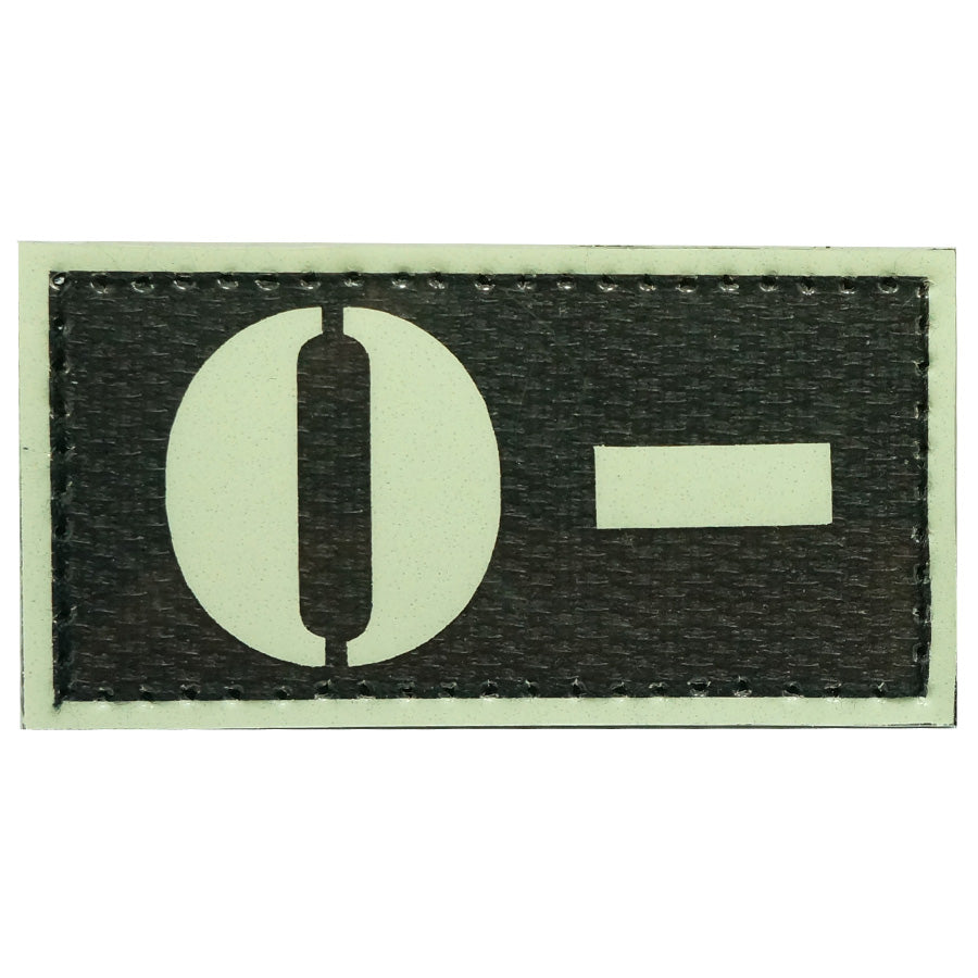 HGS GLOW IN THE DARK BLOOD TYPE PATCH (O-)