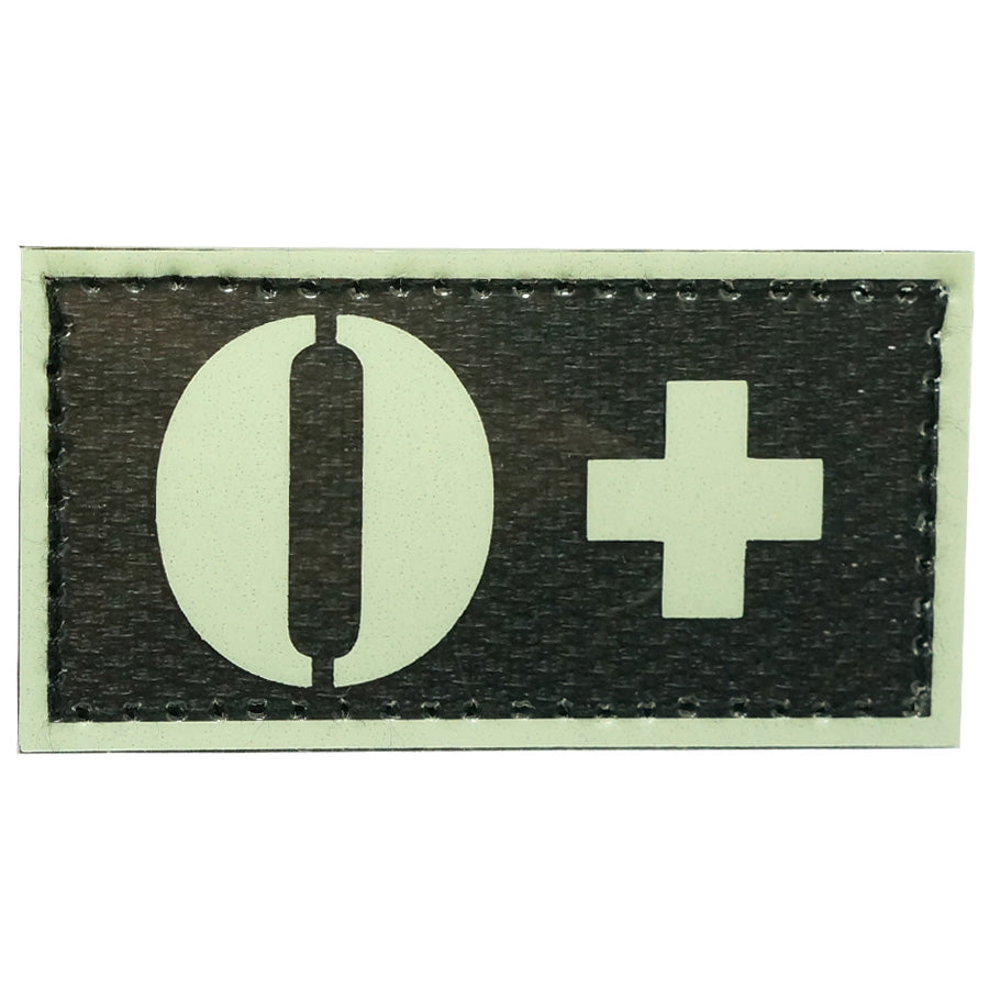 HGS GLOW IN THE DARK BLOOD TYPE PATCH (O+)