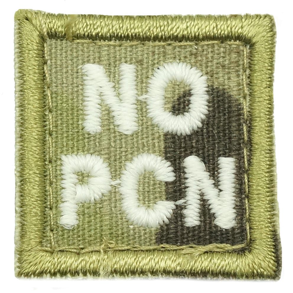 HGS BLOOD GROUP 1" PATCH, NO PCN (MULTICAM)