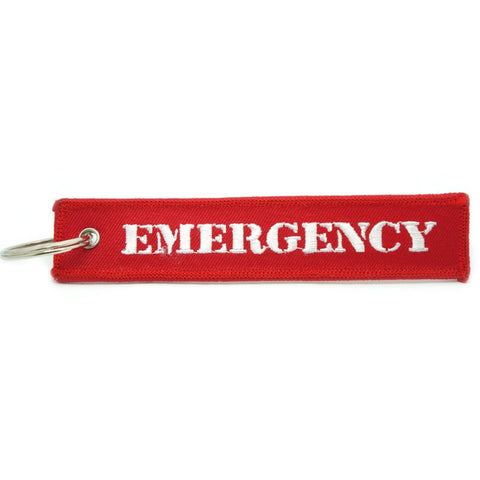 RED KEYCHAIN - EMERGENCY - Hock Gift Shop | Army Online Store in Singapore