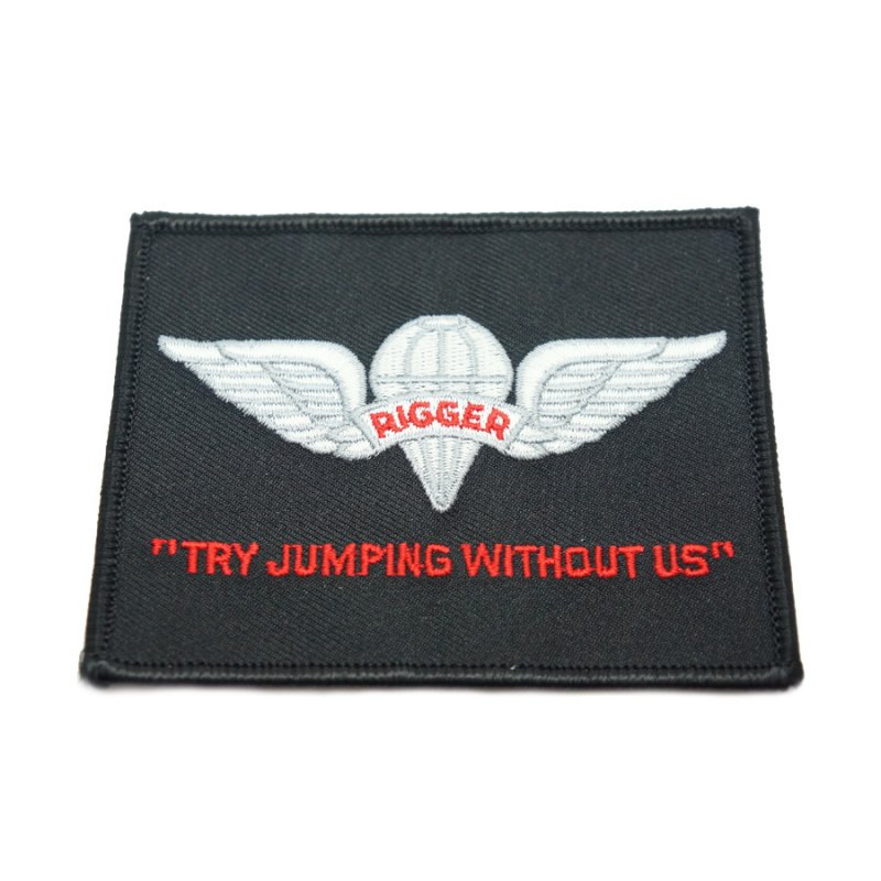 HIGH DESERT RIGGER "TRY JUMPING WITHOUT US" PATCH - Hock Gift Shop | Army Online Store in Singapore
