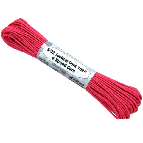 ATWOOD ROPE MFG TACTICAL 275 CORD (100FT) - HOT PINK